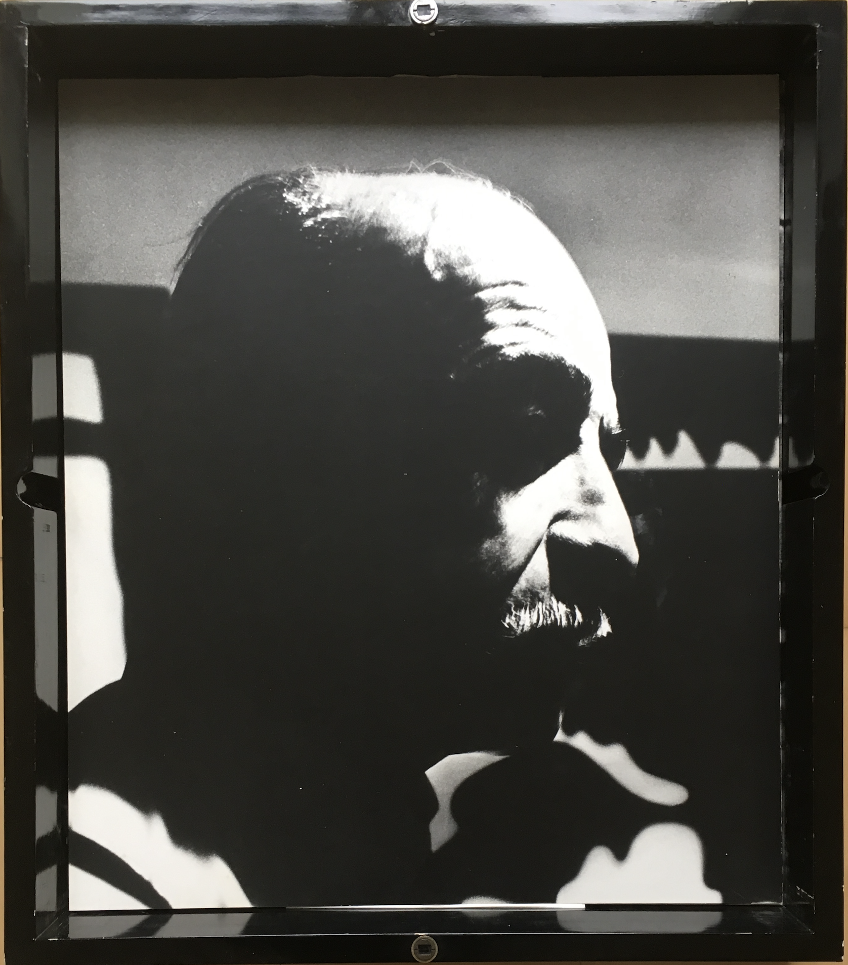 Fotoportrait Lucio Fontana in der Kassette der Edition