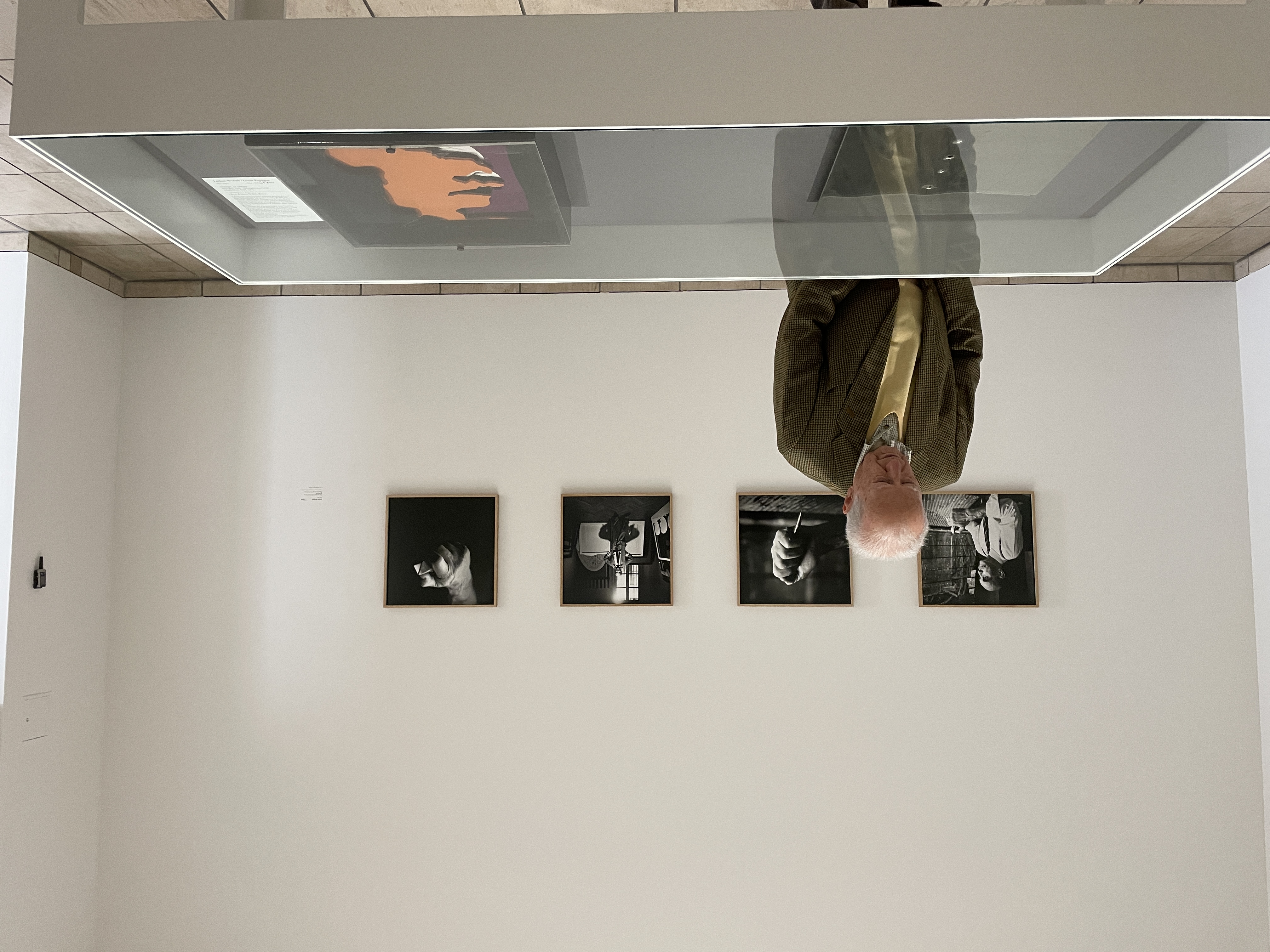 Installation view at Von der Heyde-Museum, Wuppertal featuring photography by Lothar Wolleh