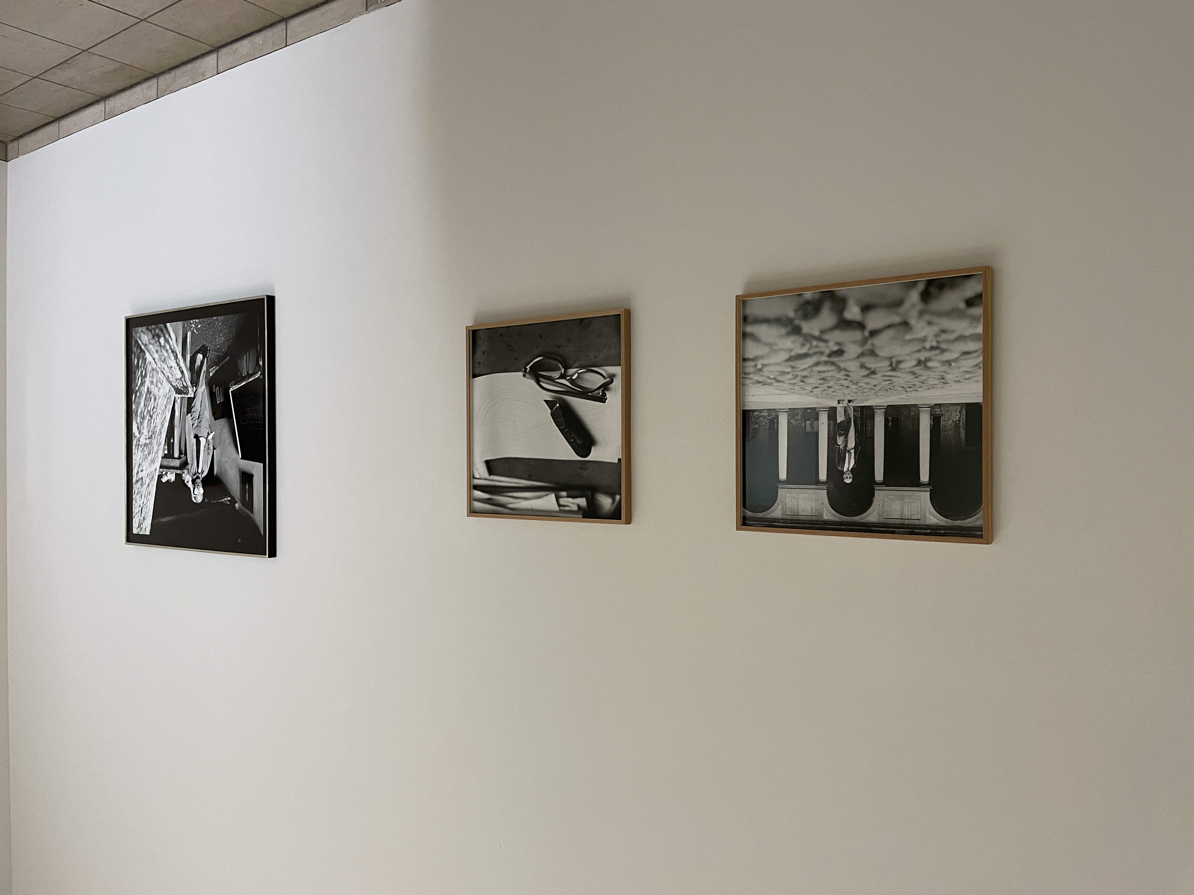 Exhibition view at Von der Heyde-Museum, Wuppertal featuring photography by Lothar Wolleh